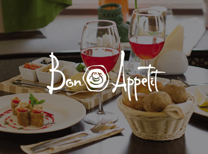 Сайт кафе Bon Appetit