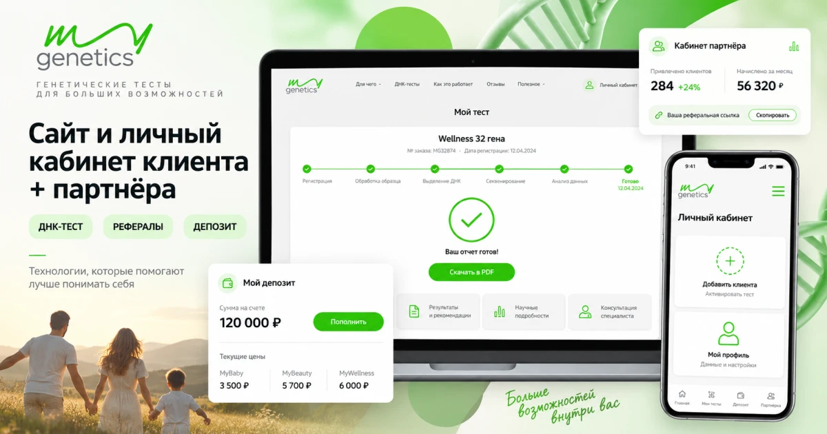 Обложка проекта MyGenetics